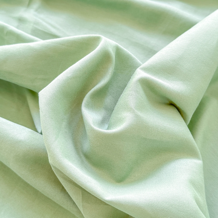 91家纺网 家纺一手货源 找家纺 凡客家居 2025新款全棉纯色简约床笠系列 中绿