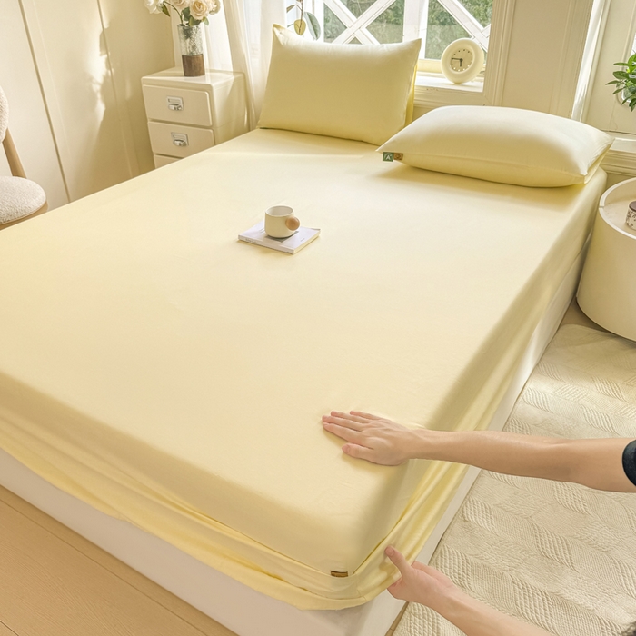 91家纺网 家纺一手货源 找家纺 （总）凡客家居 2025新款全棉纯色简约床笠系列