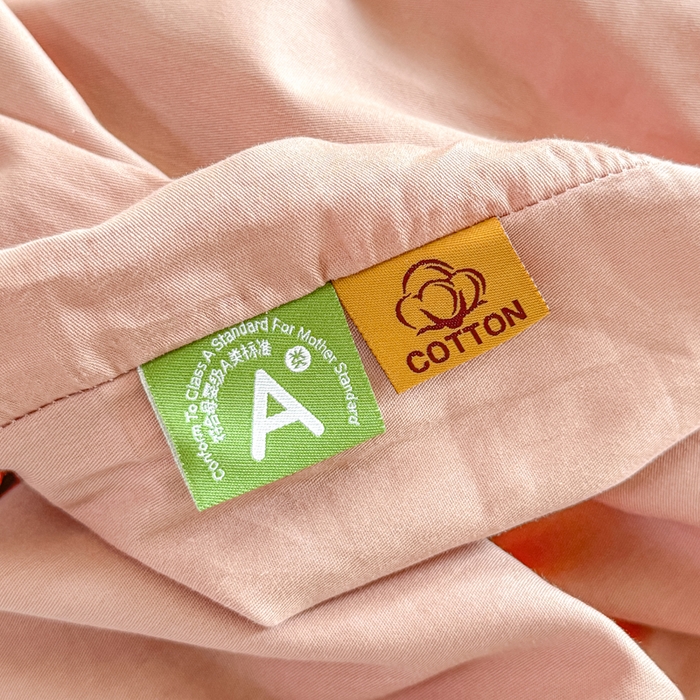 91家纺网 家纺一手货源 找家纺 凡客家居 2025新款全棉纯色简约床笠系列 豆沙粉