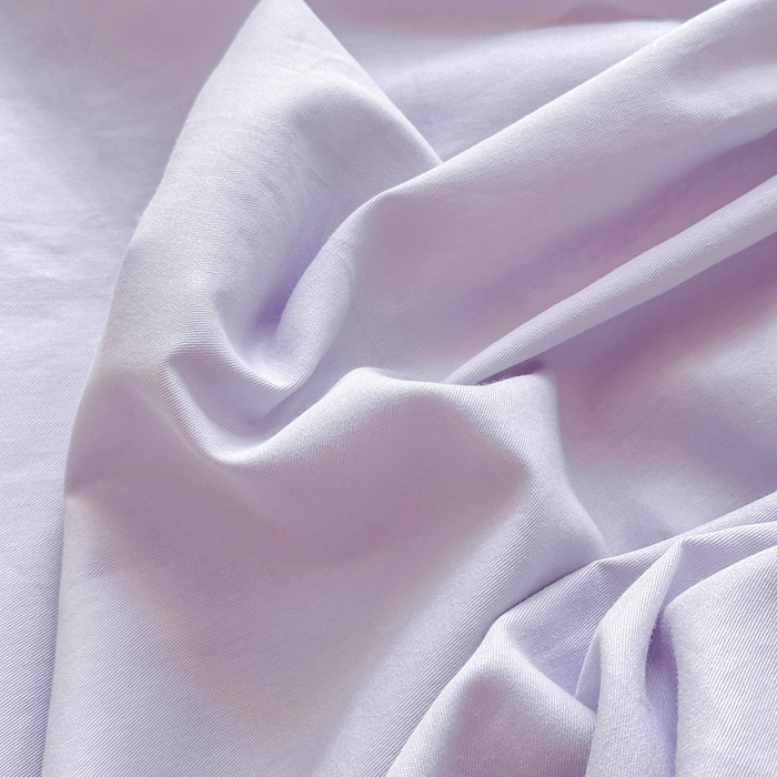 91家纺网 家纺一手货源 找家纺 凡客家居 2025新款全棉纯色简约床笠系列 丁香紫