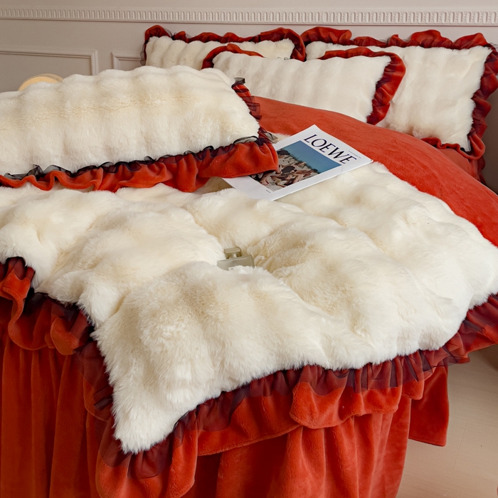 91家纺网 家纺一手货源 找家纺 （总）睡美人 2025新款亲肤舒适牛奶绒单品系列单被套单品被套单件被套