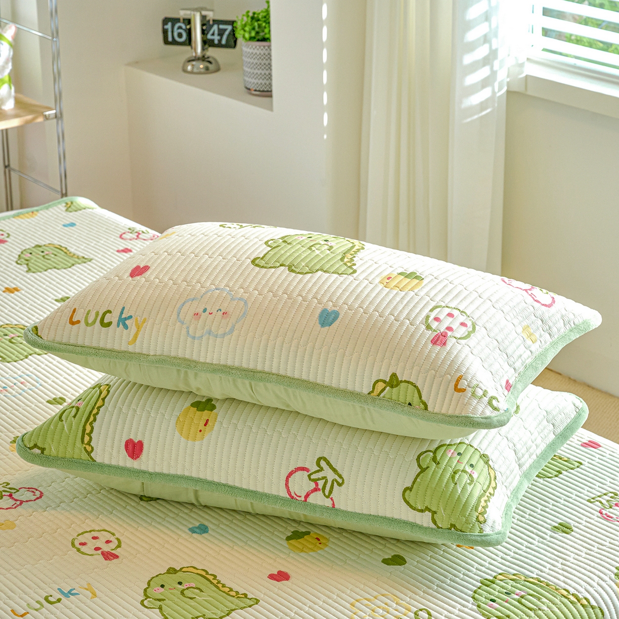 91家纺网 家纺一手货源 找家纺 X猫先生 2025新品棉加绒床盖一面全棉一面牛奶绒床盖炕盖加厚床单床垫四季款 幸运独角龙（A棉B绒）