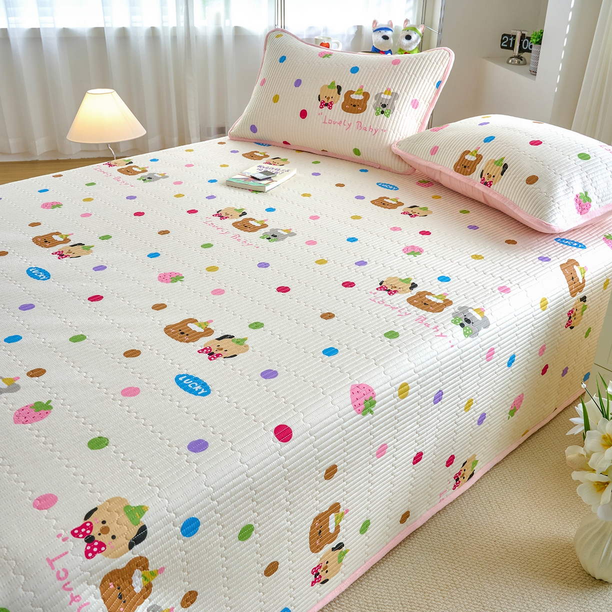 91家纺网 家纺一手货源 找家纺 X猫先生 2025新品棉加绒床盖一面全棉一面牛奶绒床盖炕盖加厚床单床垫四季款 冒险家（A棉B绒）