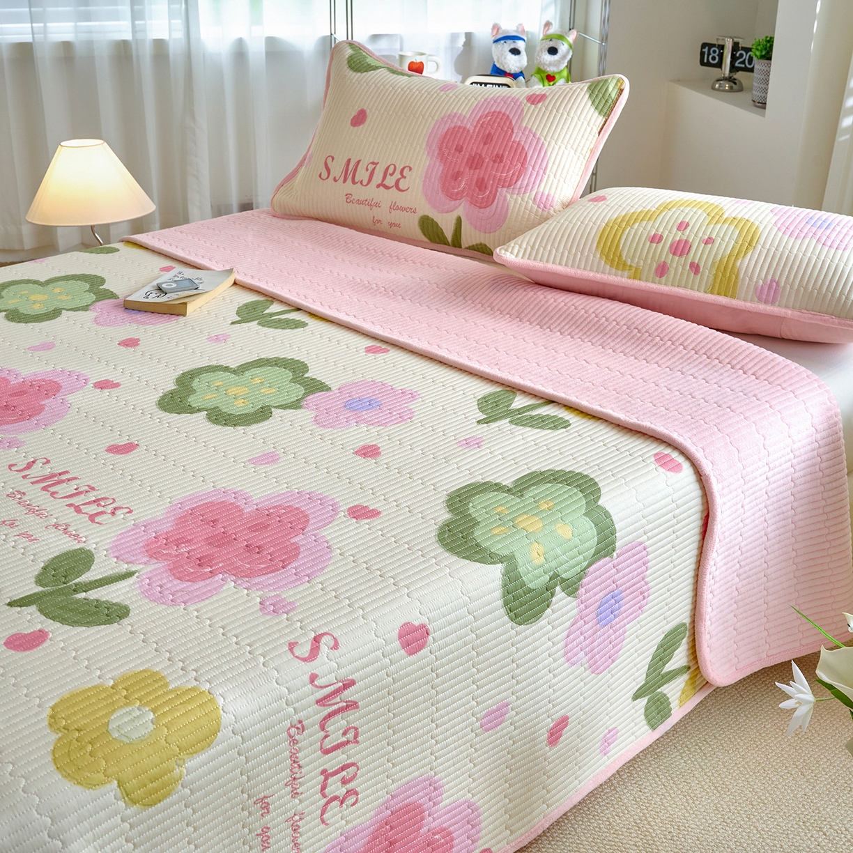 91家纺网 家纺一手货源 找家纺 X猫先生 2025新品棉加绒床盖一面全棉一面牛奶绒床盖炕盖加厚床单床垫四季款 贝利花都（A棉B绒）