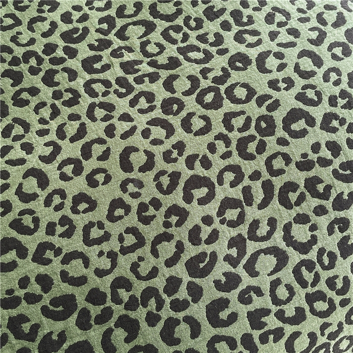 91家纺网 家纺一手货源 找家纺 佰亿莱 2026新款棉麻双层纱四件套 豹纹