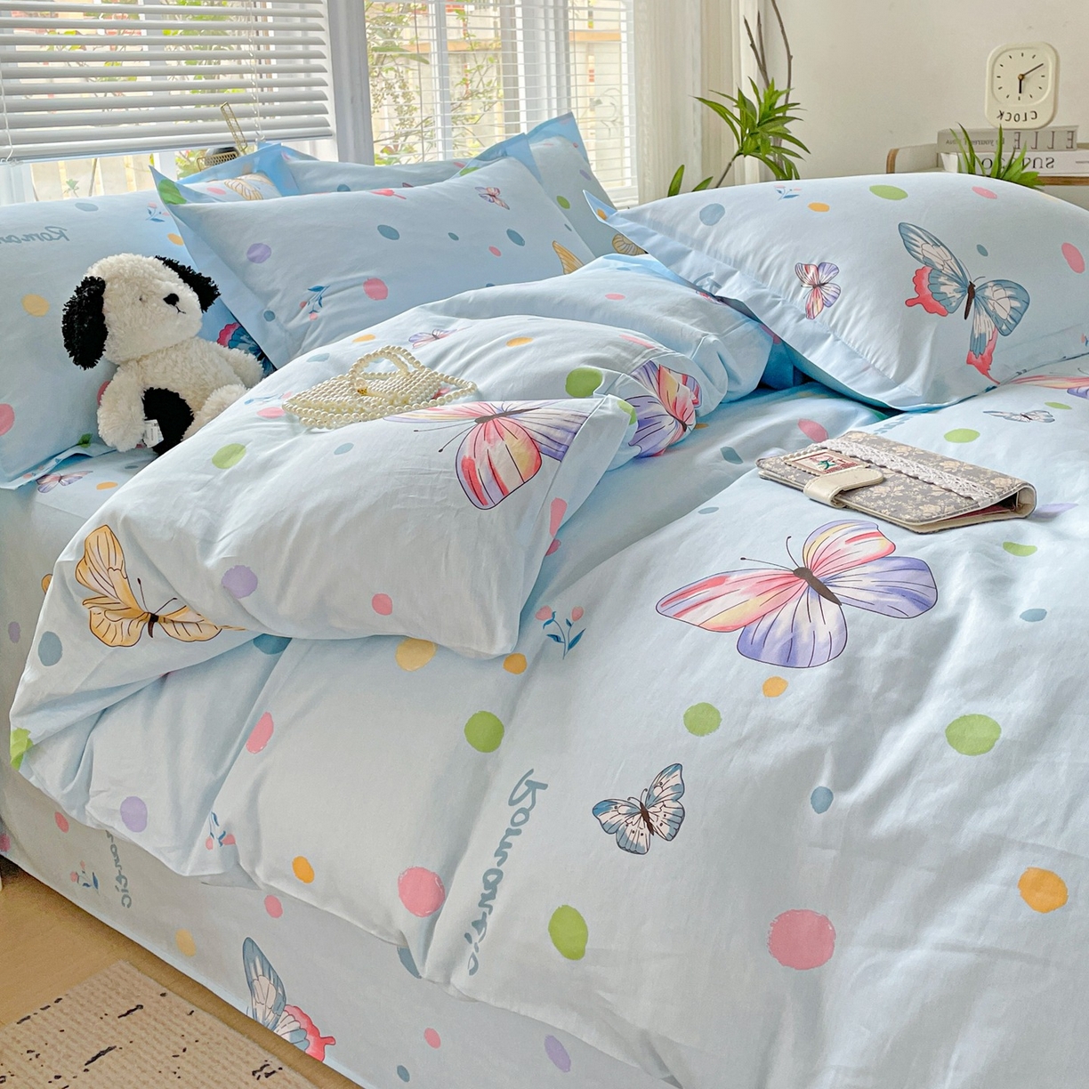 91家纺网 家纺一手货源 找家纺 （总）文黛家居 2025新款全棉喷气印花全棉纯棉印花系列四件套