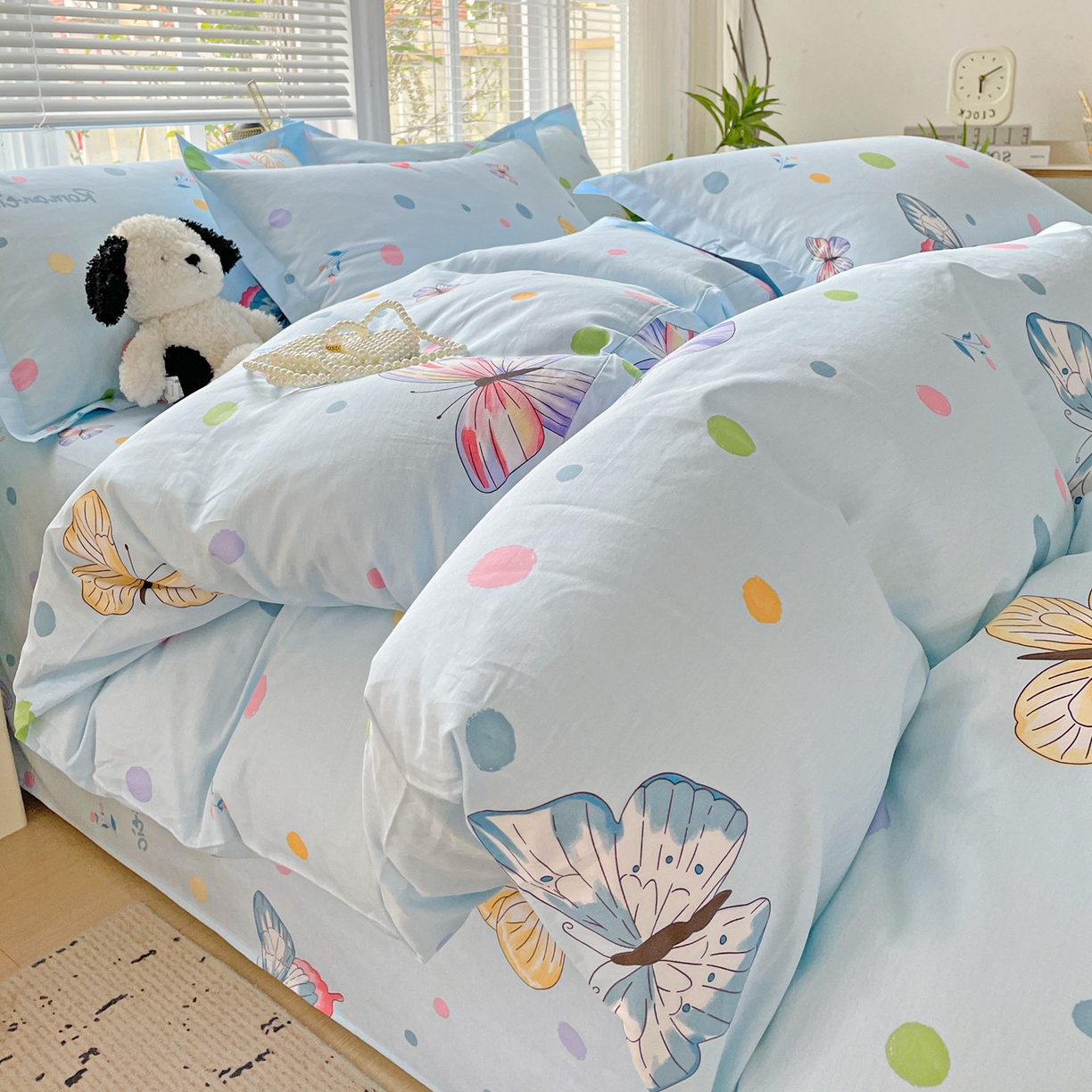 91家纺网 家纺一手货源 找家纺 （总）文黛家居 2025新款全棉喷气印花全棉纯棉印花系列四件套