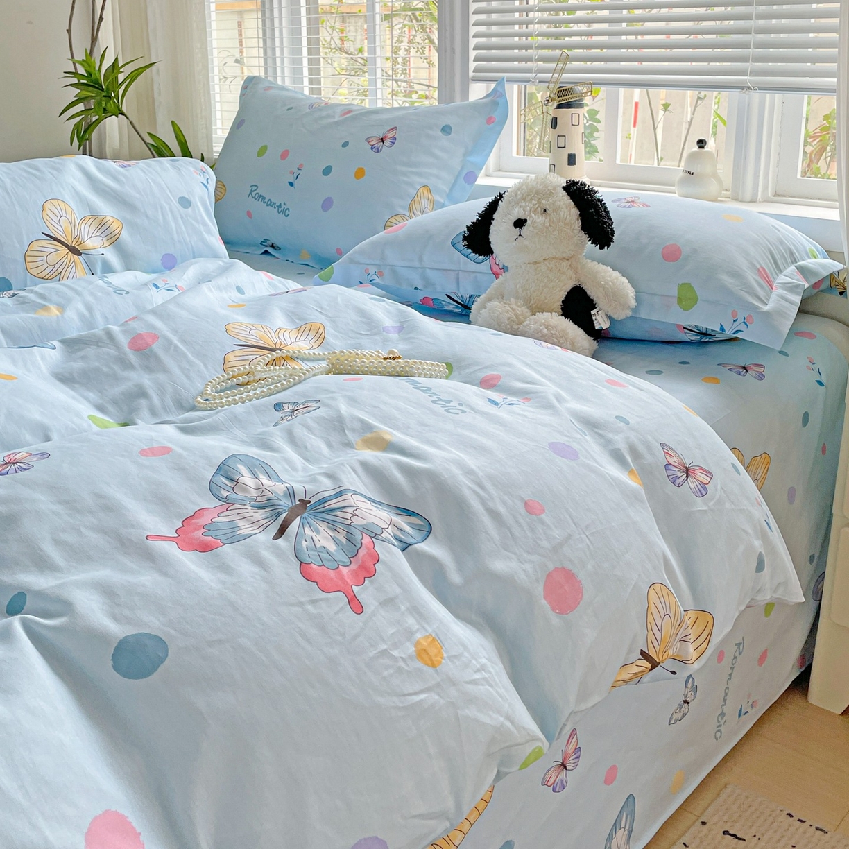 91家纺网 家纺一手货源 找家纺 （总）文黛家居 2025新款全棉喷气印花全棉纯棉印花系列四件套