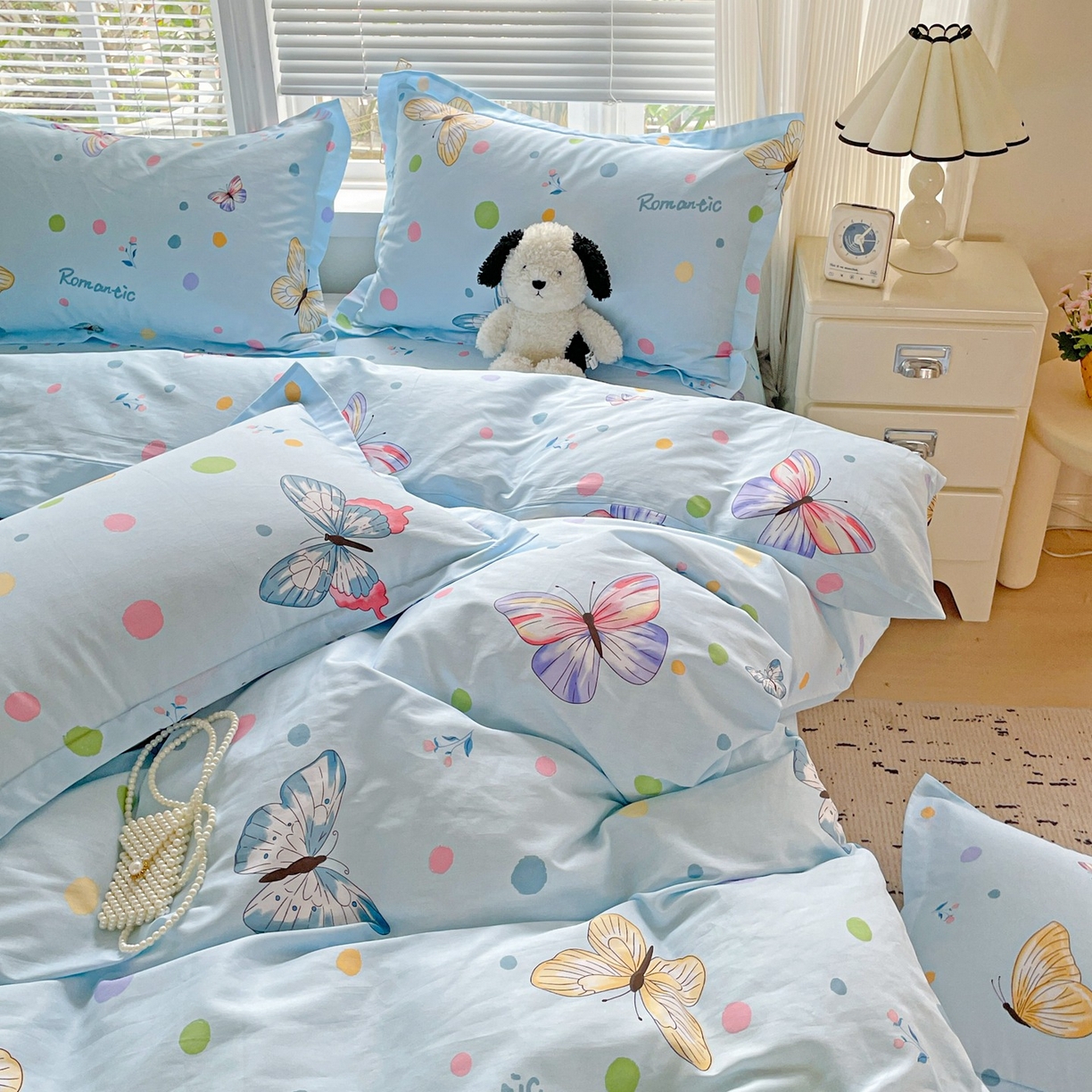 91家纺网 家纺一手货源 找家纺 （总）文黛家居 2025新款全棉喷气印花全棉纯棉印花系列四件套