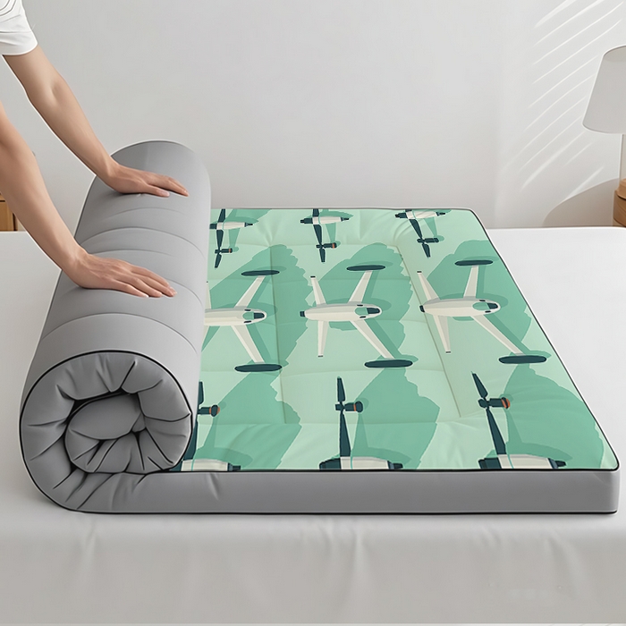 91家纺网 家纺一手货源 找家纺 （总2）余杉2025新款跨境充绒床垫褥子temu希音集采shein亚马逊速卖通第二批