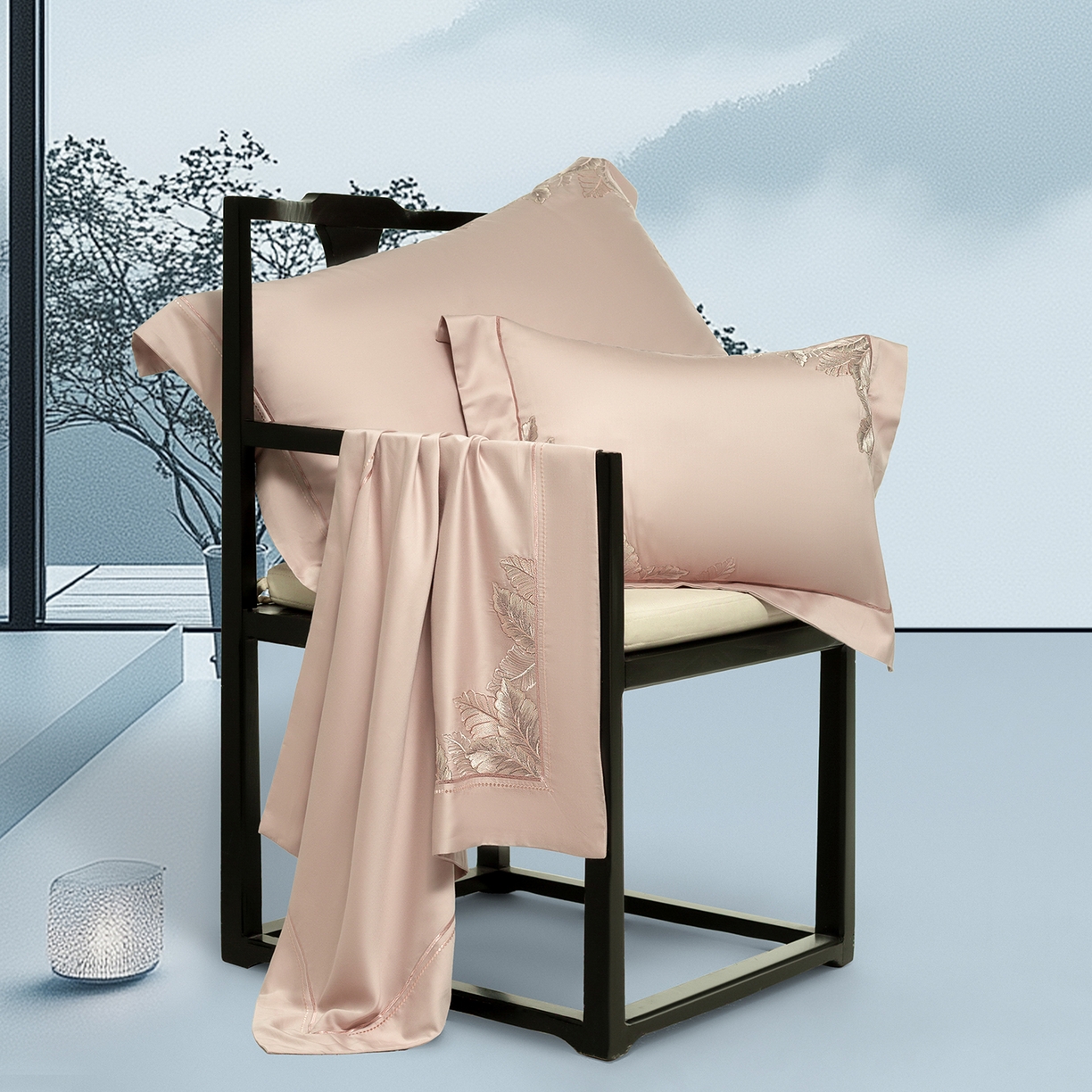 91家纺网 家纺一手货源 找家纺 高大尚婚庆馆 2025新款磨毛四件套-蒂凡尼 蒂凡尼-香槟金