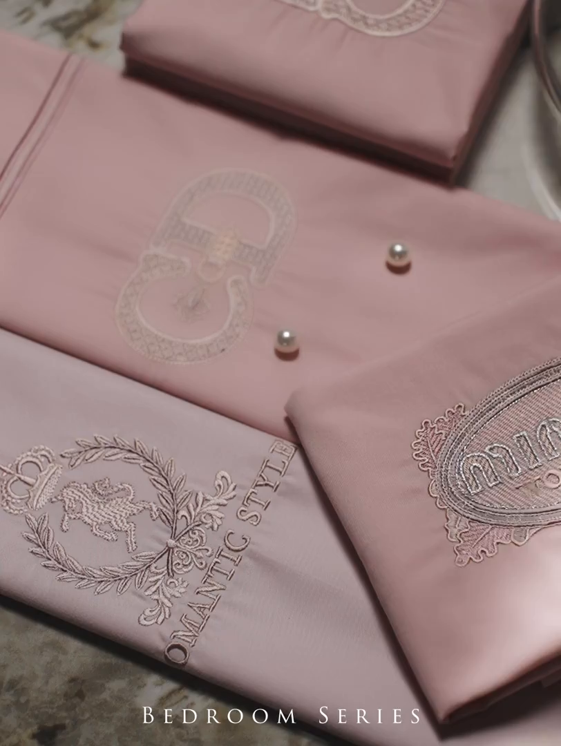 91家纺网 家纺一手货源 找家纺 （总）高大尚婚庆馆 2025新款长绒棉磨毛四件套-贝罗