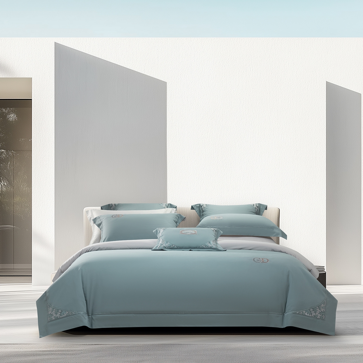 91家纺网 家纺一手货源 找家纺 （总）高大尚婚庆馆 2025新款长绒棉磨毛四件套-贝罗