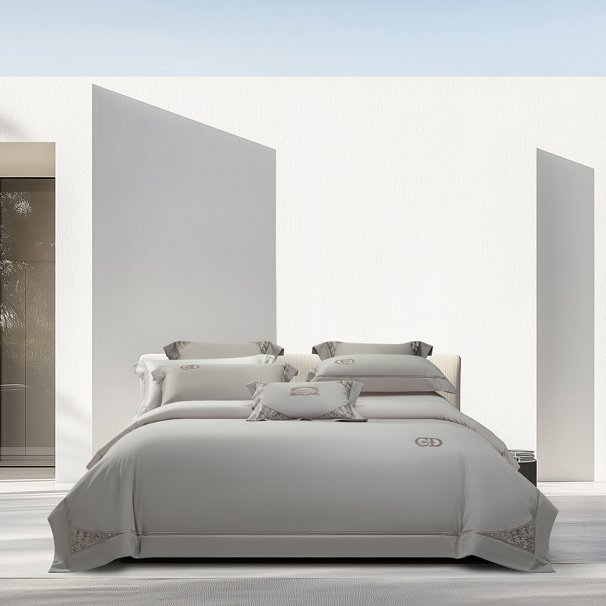 91家纺网 家纺一手货源 找家纺 （总）高大尚婚庆馆 2025新款长绒棉磨毛四件套-贝罗