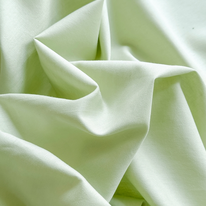 91家纺网 家纺一手货源 找家纺 凡客家居 2025新款全棉纯色简约单品床单系列 嫩芽绿