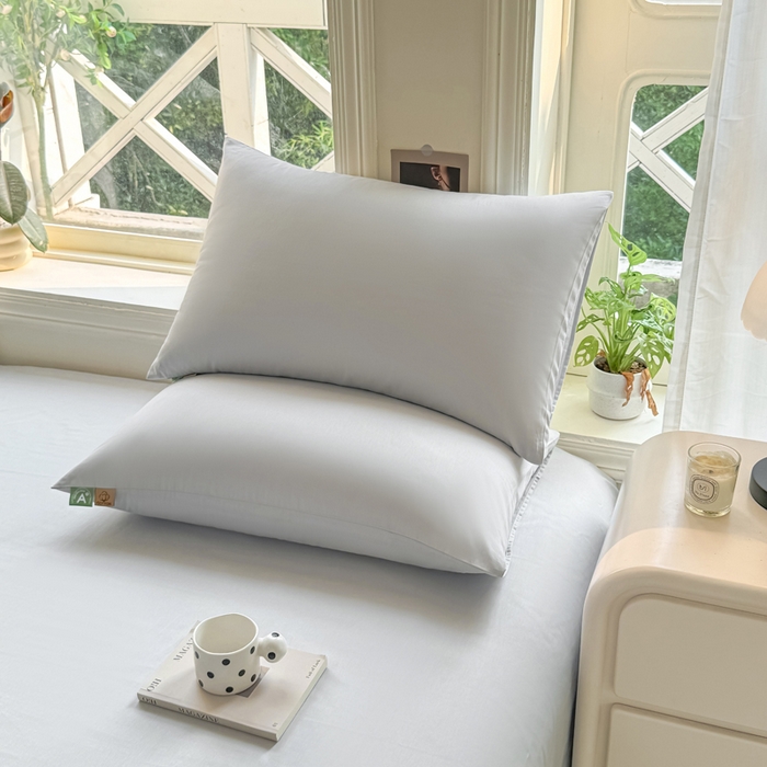 91家纺网 家纺一手货源 找家纺 凡客家居 2025新款全棉纯色简约单品床单系列 冰川灰