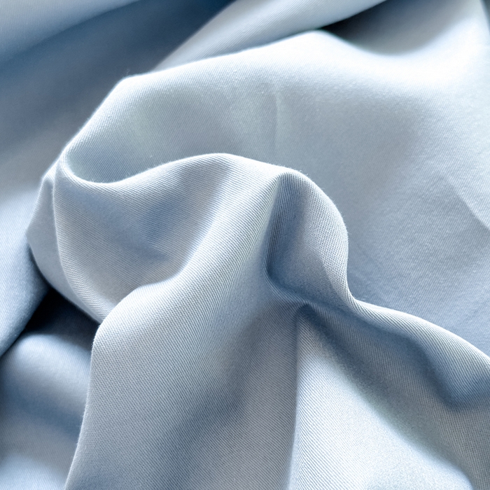 91家纺网 家纺一手货源 找家纺 凡客家居 2025新款全棉纯色简约单品床单系列 蔚蓝