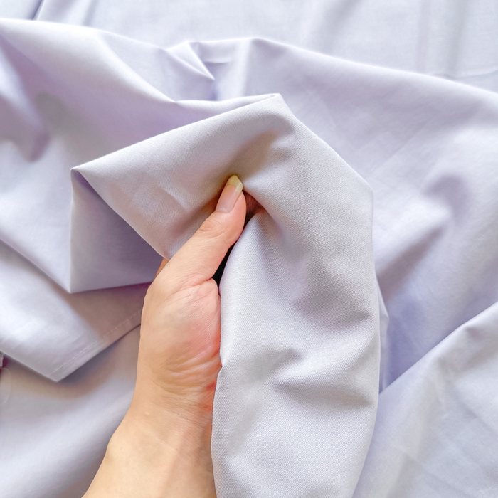 91家纺网 家纺一手货源 找家纺 凡客家居 2025新款全棉纯色简约单品床单系列 丁香紫