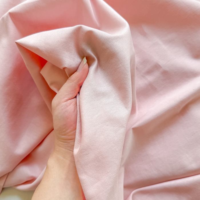 91家纺网 家纺一手货源 找家纺 凡客家居 2025新款全棉纯色简约单品床单系列 仙女粉