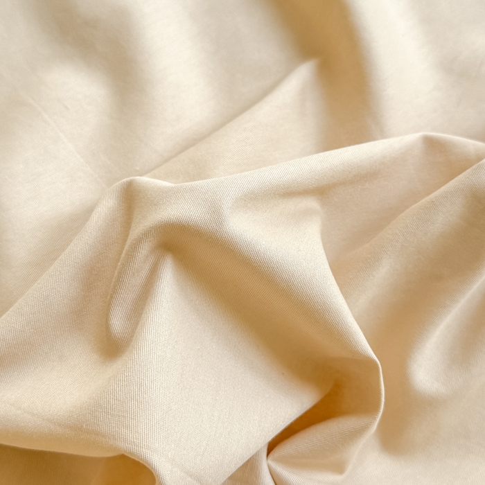 91家纺网 家纺一手货源 找家纺 凡客家居 2025新款全棉纯色简约单品床单系列 奶茶