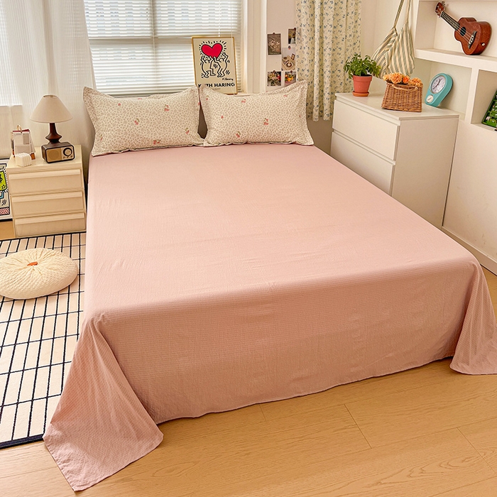 91家纺网 家纺一手货源 找家纺 （总）仟网汇 2025新款古法水洗棉小布袋四件套