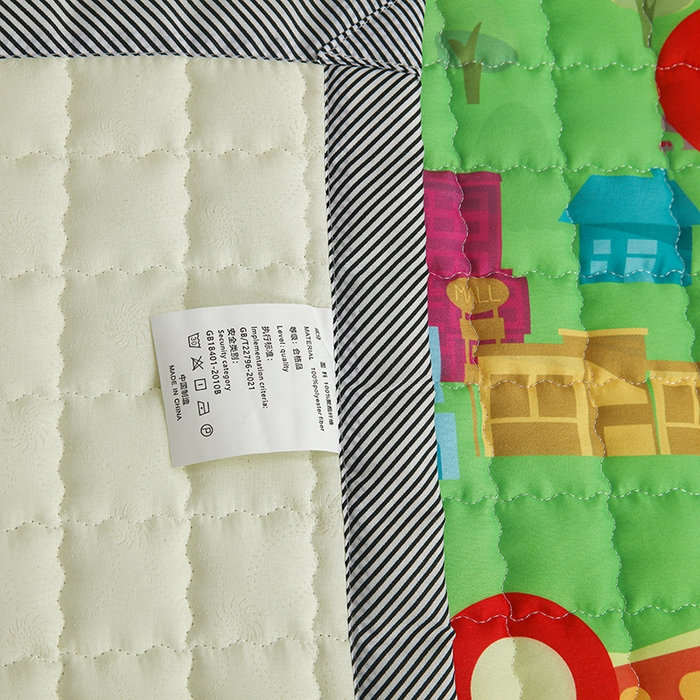 91家纺网 家纺一手货源 找家纺 （总）沁童家纺 北欧风长方形加厚地垫儿童爬爬垫