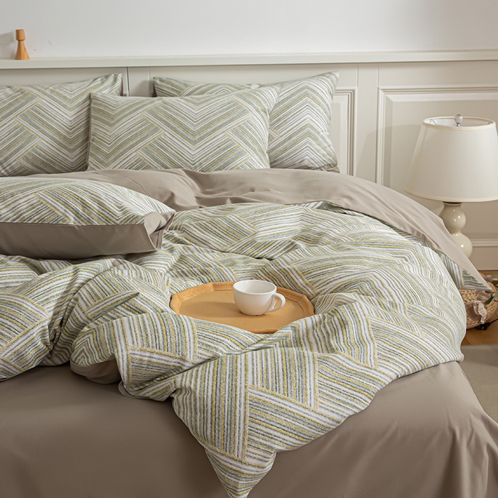 91家纺网 家纺一手货源 找家纺 （总）绫韵家纺 2025秋冬新款印花全棉磨毛冬季加厚纯棉磨毛三件套四件套系列