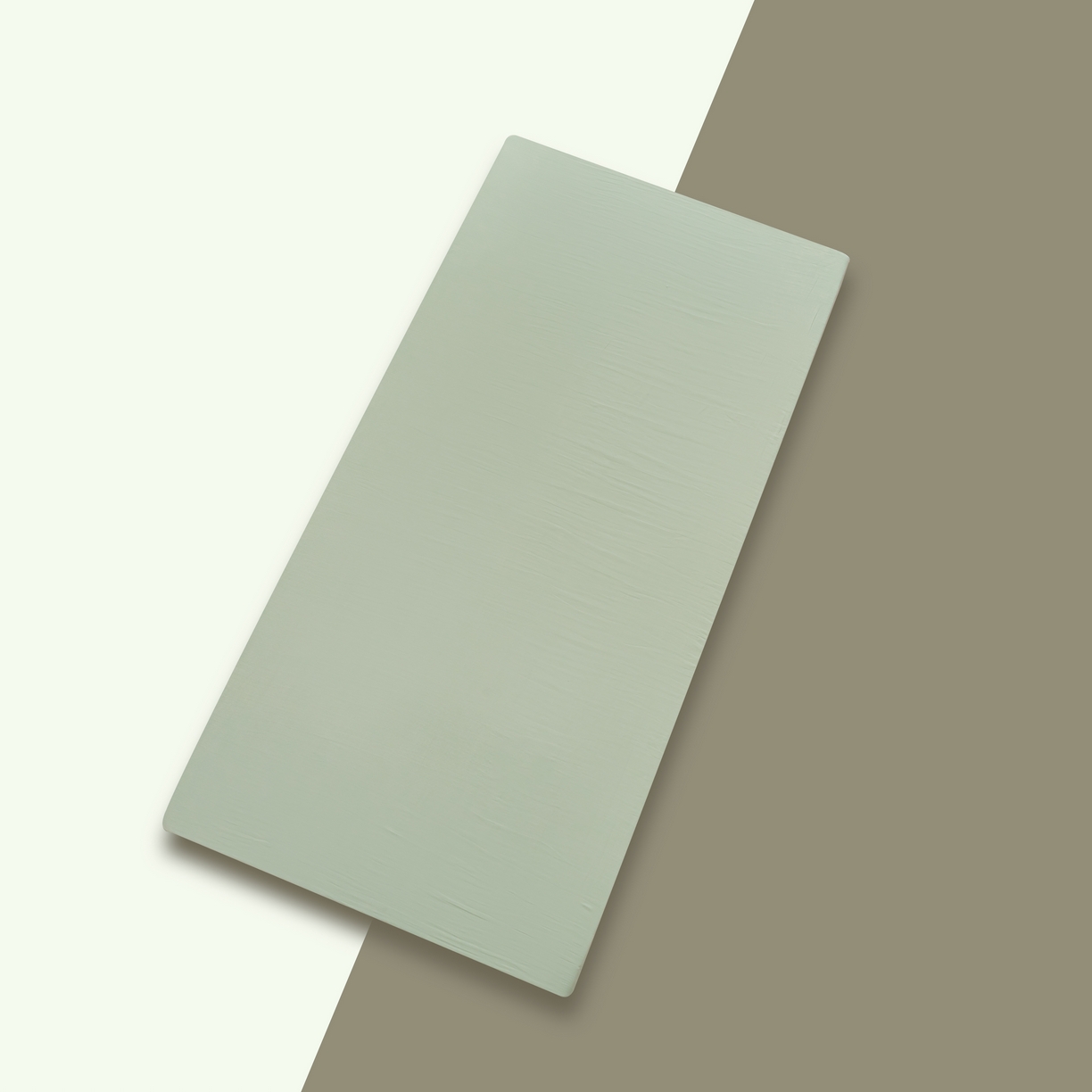 91家纺网 家纺一手货源 找家纺 晨晨家纺 2025新款全棉水洗棉床笠 薄荷绿