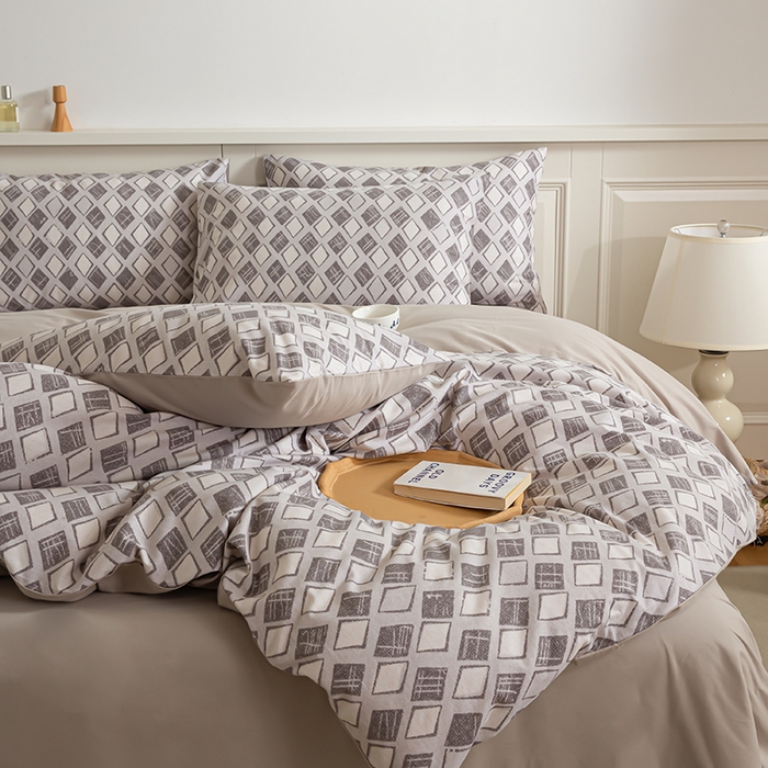 91家纺网 家纺一手货源 找家纺 （总）绫韵家纺 2025秋冬新款印花全棉磨毛冬季加厚纯棉磨毛三件套四件套系列