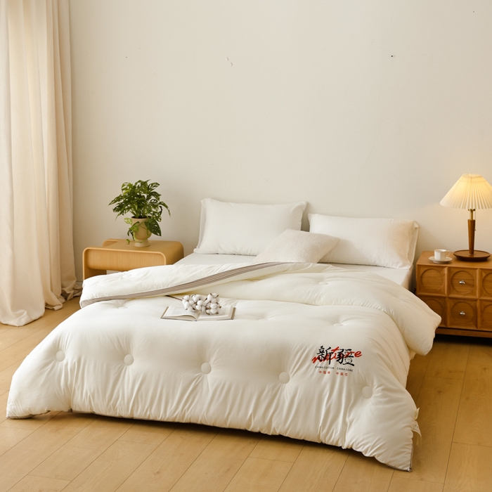 91家纺网 家纺一手货源 找家纺 （总）雯雨家纺 2025新款100%水洗棉棉花冬被