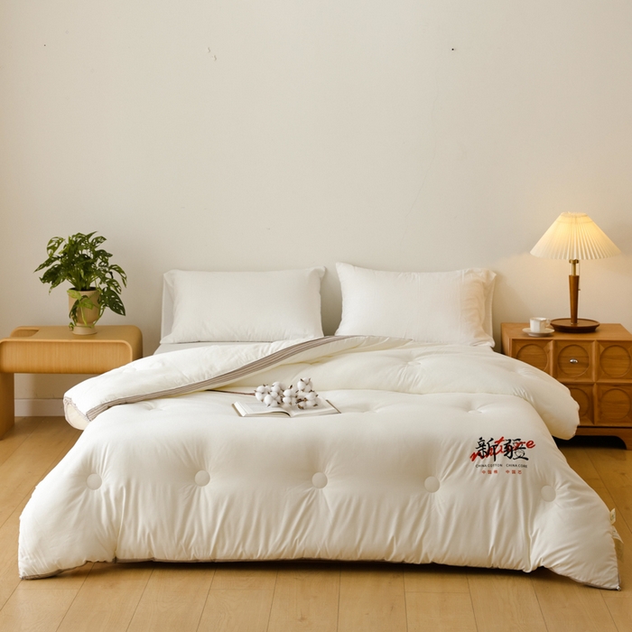 91家纺网 家纺一手货源 找家纺 （总）雯雨家纺 2025新款100%水洗棉棉花冬被