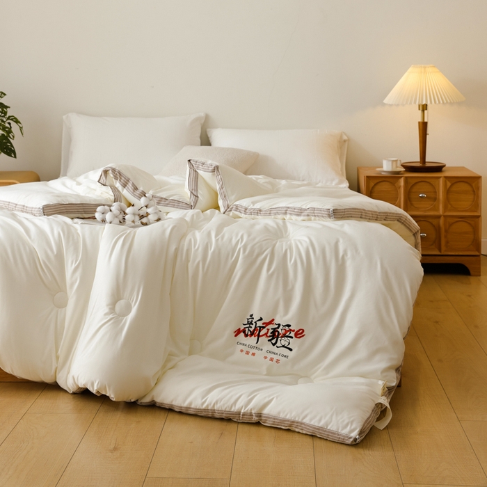 91家纺网 家纺一手货源 找家纺 （总）雯雨家纺 2025新款100%水洗棉棉花冬被