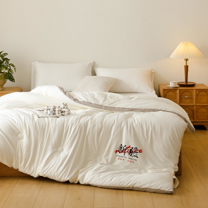 91家纺网 家纺一手货源 找家纺 （总）雯雨家纺 2025新款100%水洗棉棉花冬被