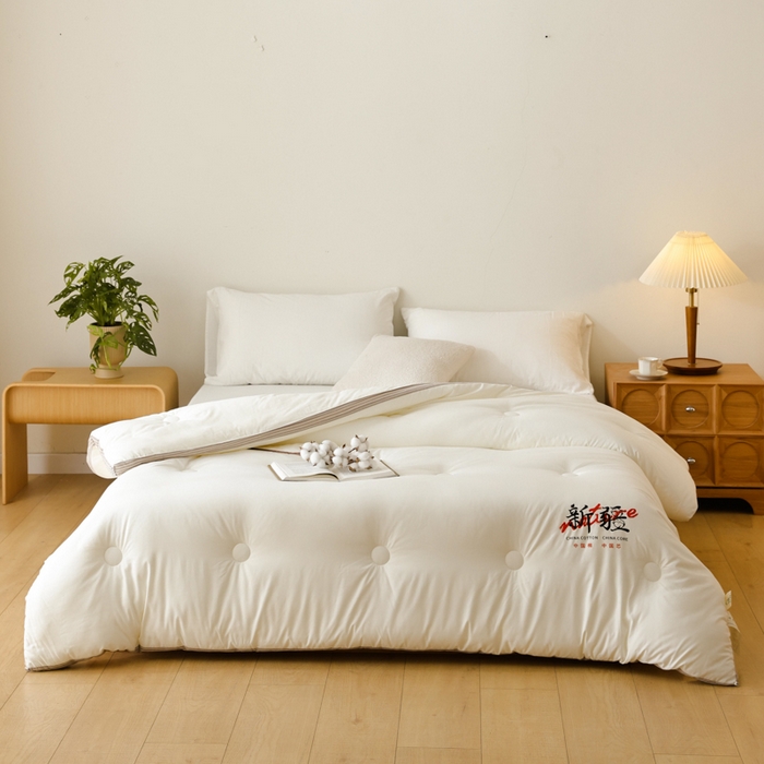 91家纺网 家纺一手货源 找家纺 （总）雯雨家纺 2025新款100%水洗棉棉花冬被