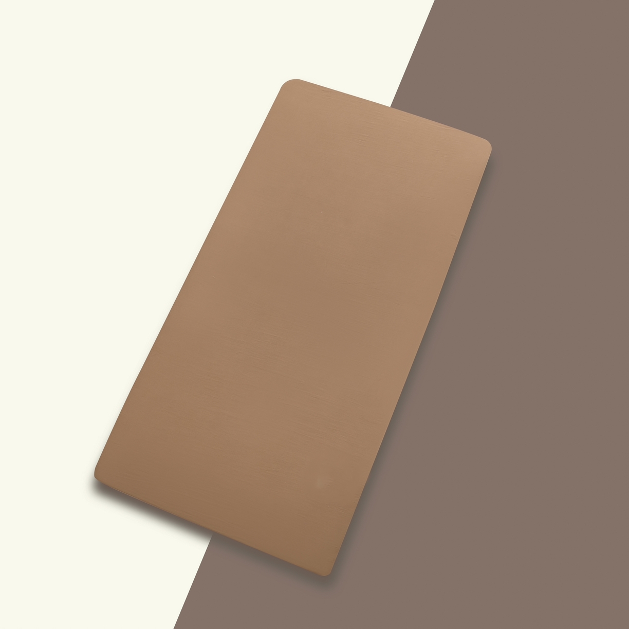 91家纺网 家纺一手货源 找家纺 晨晨家纺 2025新款全棉水洗棉床笠 深棕色