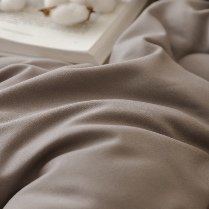 91家纺网 家纺一手货源 找家纺 雯雨家纺 2025新款100%水洗棉棉花冬被 新疆棉-灰色