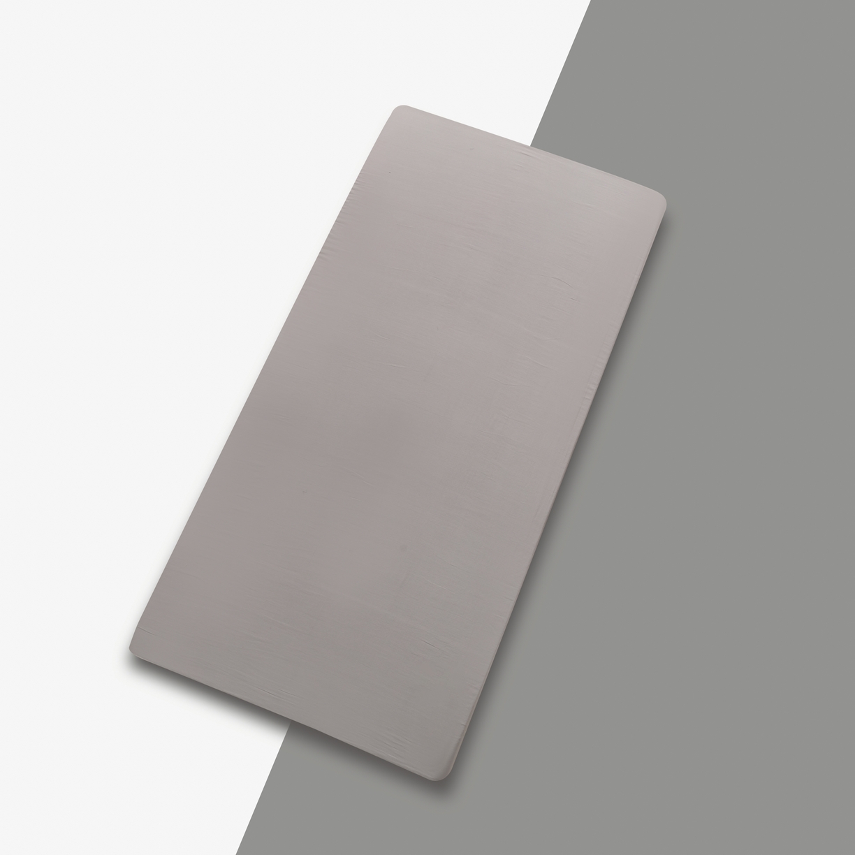 91家纺网 家纺一手货源 找家纺 晨晨家纺 2025新款全棉水洗棉床笠 时尚灰