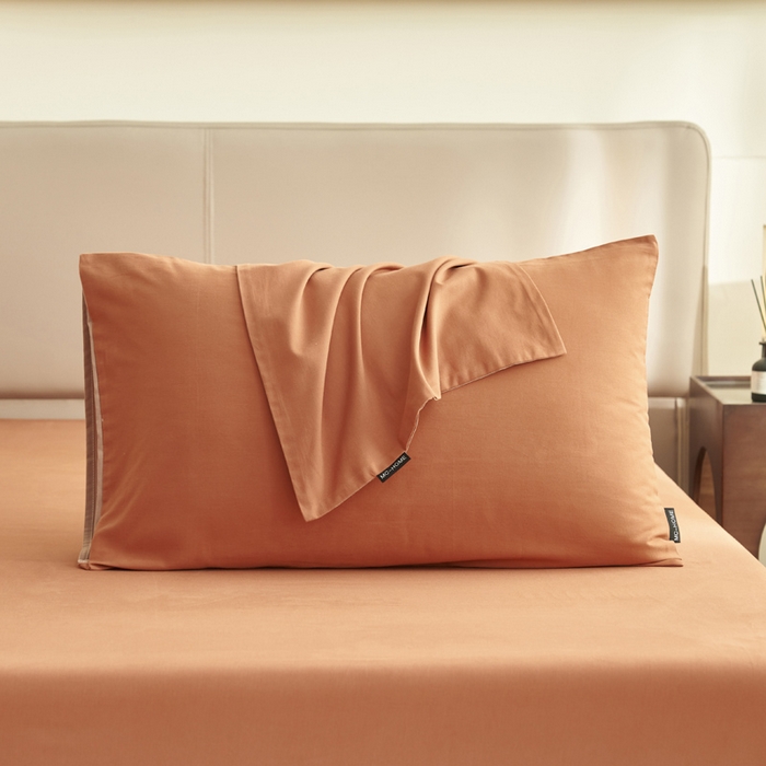 91家纺网 家纺一手货源 找家纺 晨晨家纺 2025新款全棉水洗棉床笠 碳烤栗子