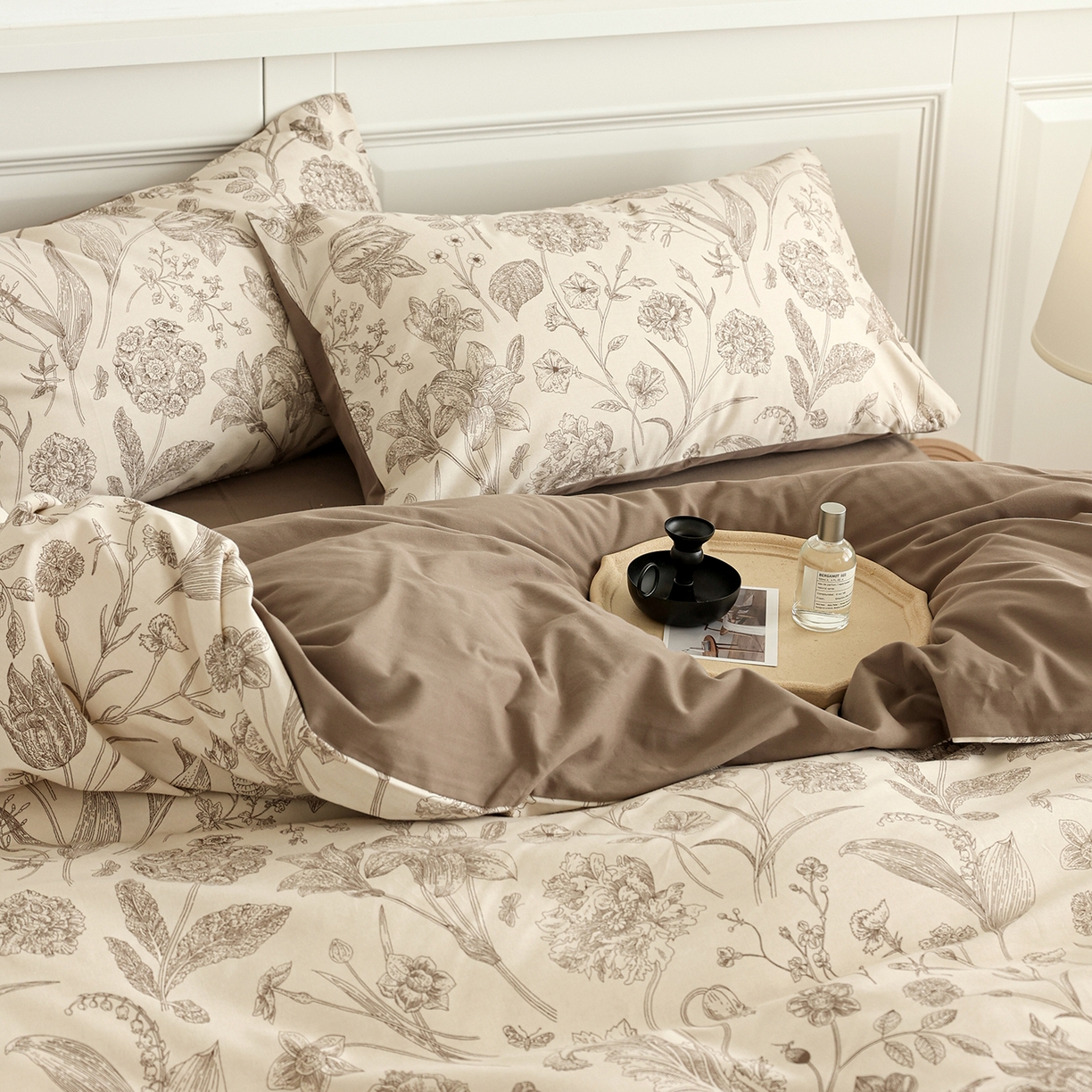 91家纺网 家纺一手货源 找家纺 绫韵家纺 2025秋冬新款印花全棉磨毛冬季加厚纯棉磨毛三件套四件套系列 爱意浓