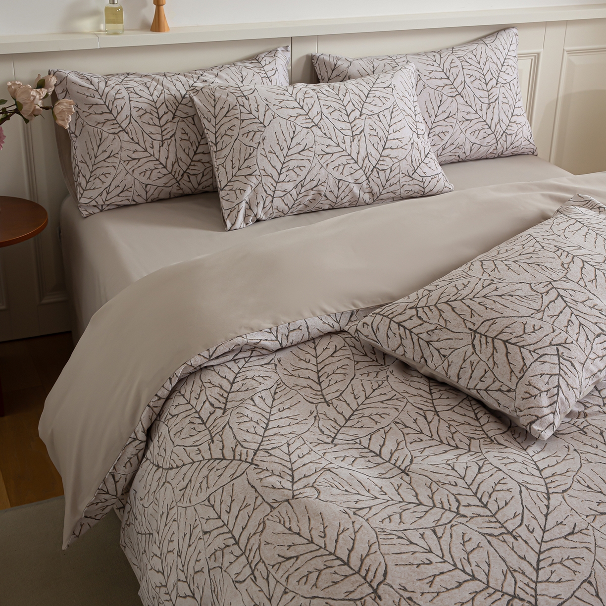 91家纺网 家纺一手货源 找家纺 绫韵家纺 2025秋冬新款印花全棉磨毛冬季加厚纯棉磨毛三件套四件套系列 晨梦