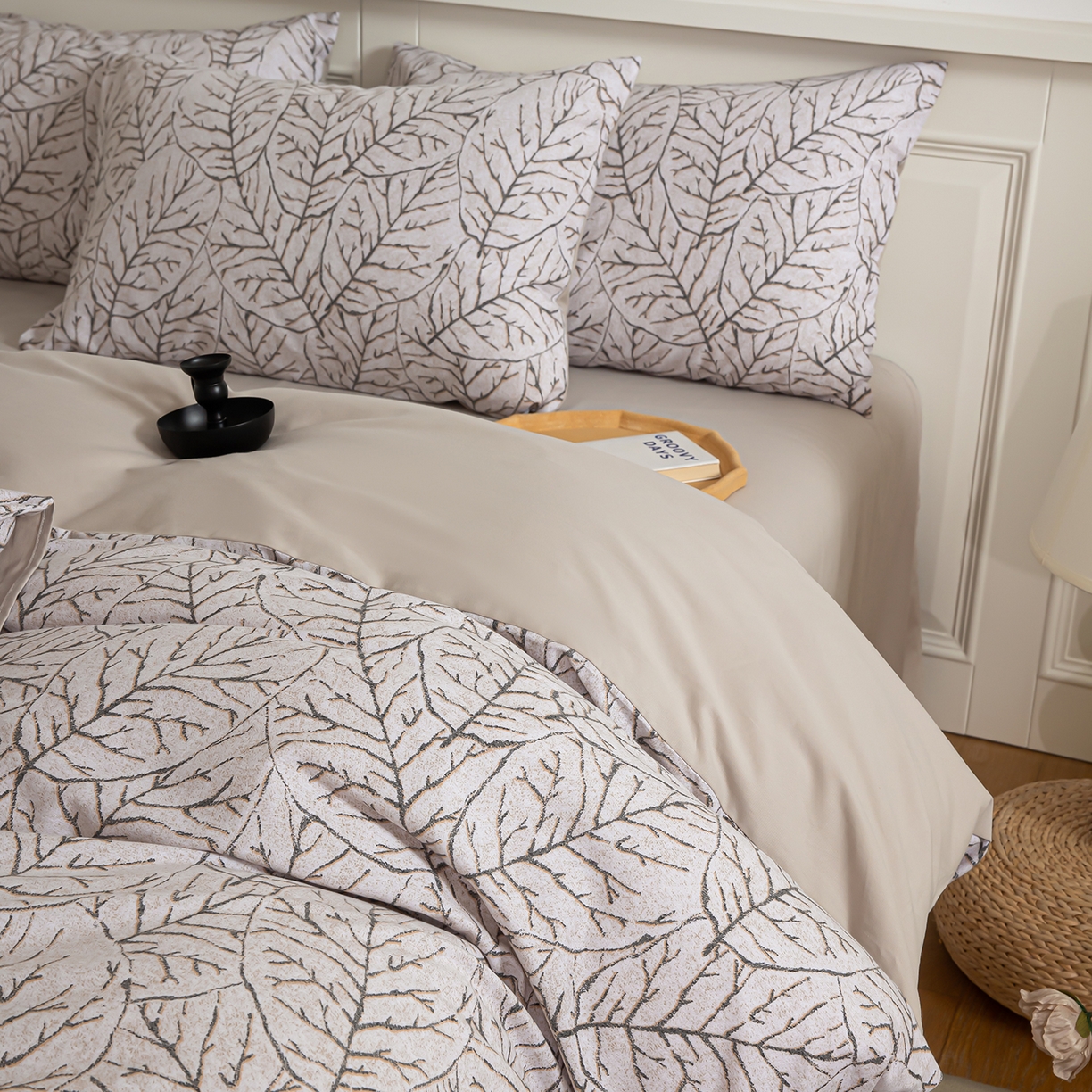 91家纺网 家纺一手货源 找家纺 绫韵家纺 2025秋冬新款印花全棉磨毛冬季加厚纯棉磨毛三件套四件套系列 晨梦