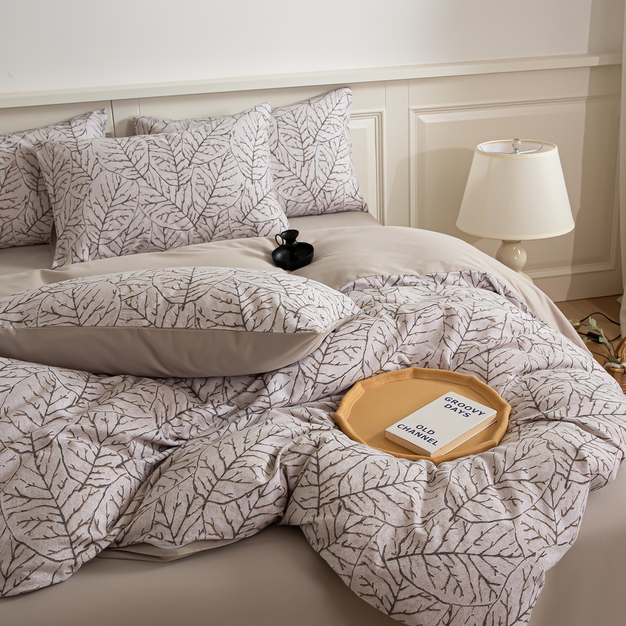 91家纺网 家纺一手货源 找家纺 绫韵家纺 2025秋冬新款印花全棉磨毛冬季加厚纯棉磨毛三件套四件套系列 晨梦