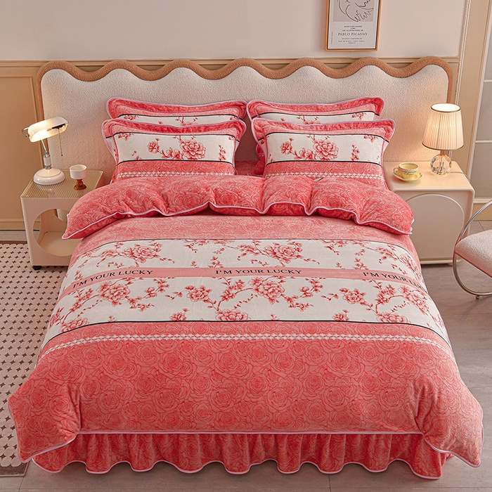 91家纺网 家纺一手货源 找家纺 （总）佳品居 2025新款7斤牛奶绒四件套