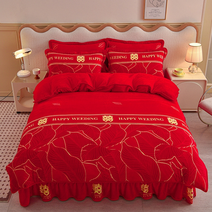 91家纺网 家纺一手货源 找家纺 （总）佳品居 2025新款7斤牛奶绒四件套