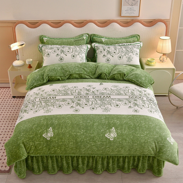 91家纺网 家纺一手货源 找家纺 （总）佳品居 2025新款7斤牛奶绒四件套