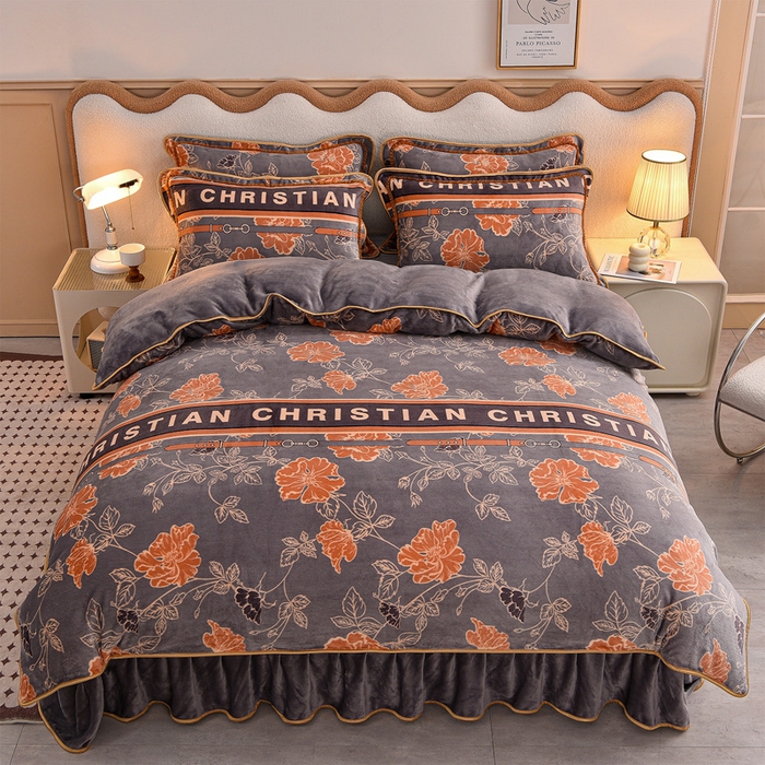 91家纺网 家纺一手货源 找家纺 （总）佳品居 2025新款7斤牛奶绒四件套