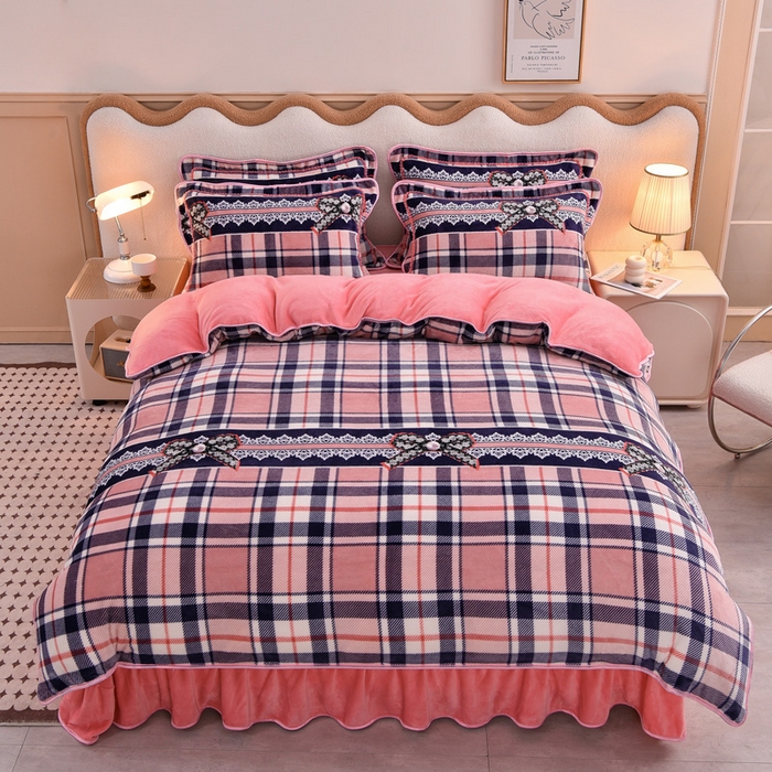 91家纺网 家纺一手货源 找家纺 （总）佳品居 2025新款7斤牛奶绒四件套