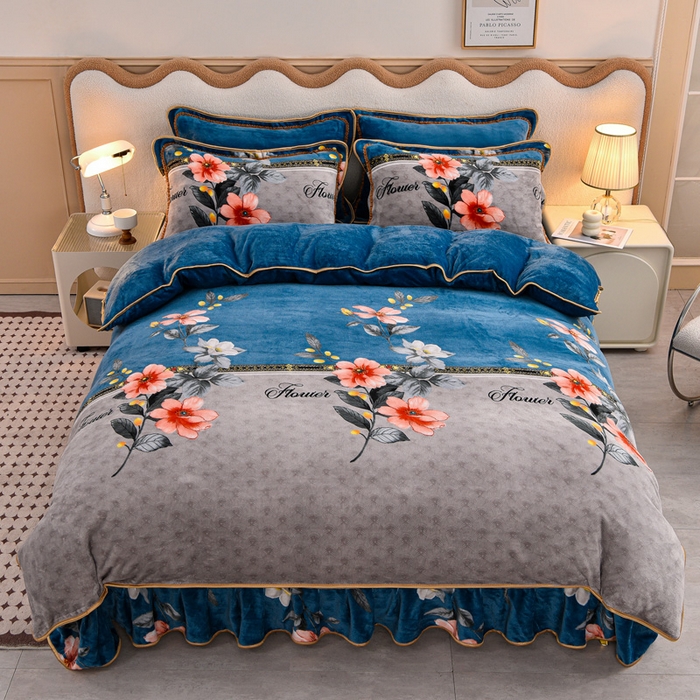 91家纺网 家纺一手货源 找家纺 （总）佳品居 2025新款7斤牛奶绒四件套