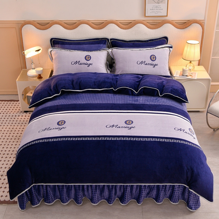 91家纺网 家纺一手货源 找家纺 （总）佳品居 2025新款7斤牛奶绒四件套