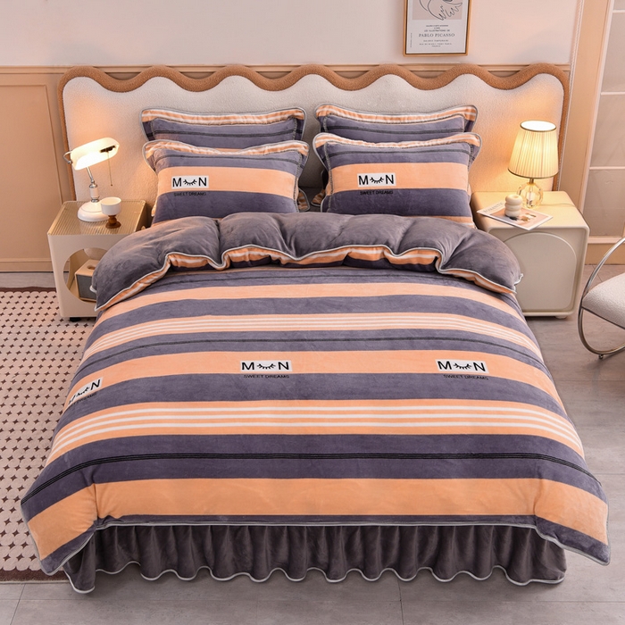 91家纺网 家纺一手货源 找家纺 （总）佳品居 2025新款7斤牛奶绒四件套